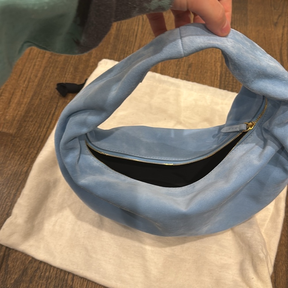 KHAITE Medium Olivia Hobo in color baby blue - Picture 3 of 5